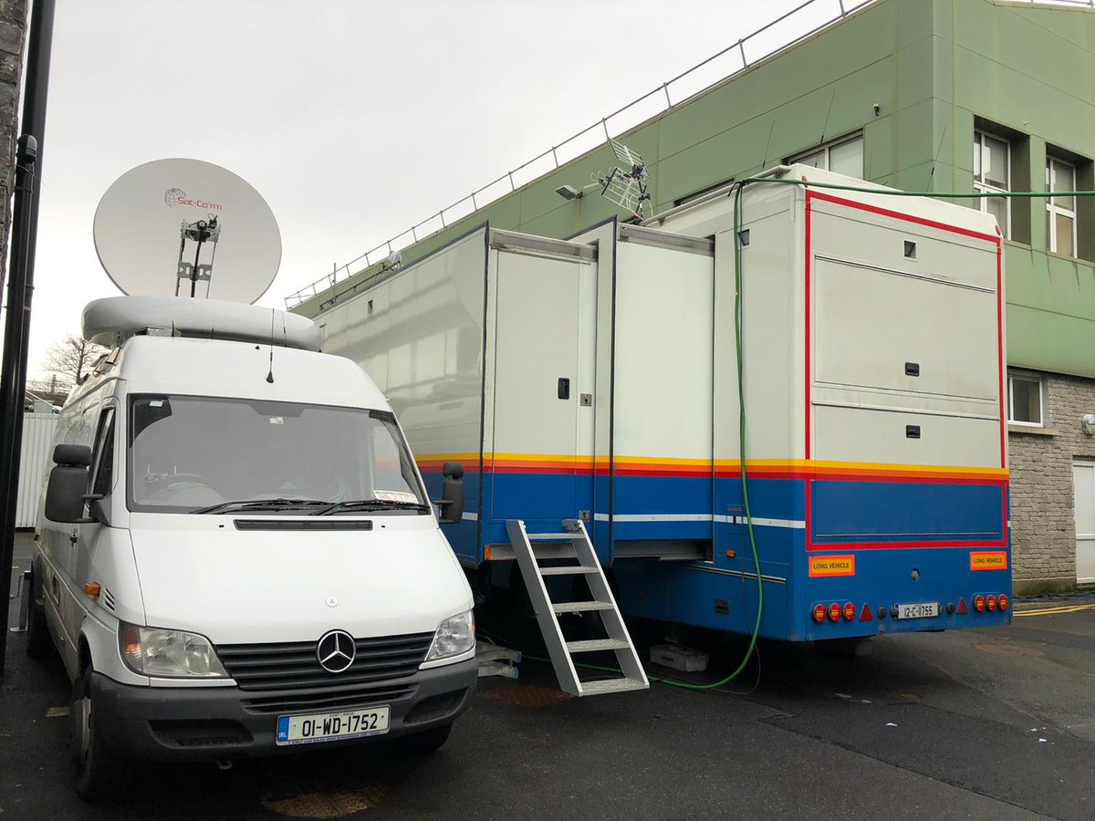 nemetontv's tweet photo. Nemeton Digisat setting up in Galway now with @TVM_ie for the Seven Leaders for RTÉ Election 2020 Debate Live from NUI Galway #Election2020 #Leadersdebate #rte #outsidebroadcast #irishproduction https://t.co/YXWuuR7TER