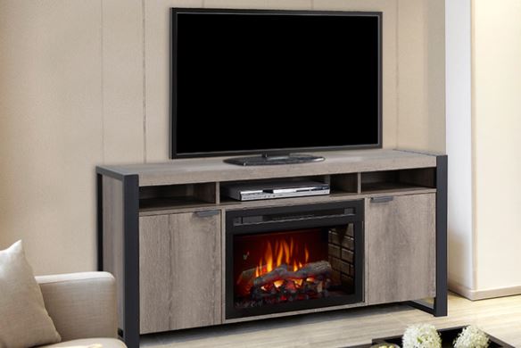 With over 40 styles and finishes to choose from, media console electric fireplaces combine the romance and relaxing atmosphere of a fireplace with an attractive home for your all your favorite media. #livingluxury