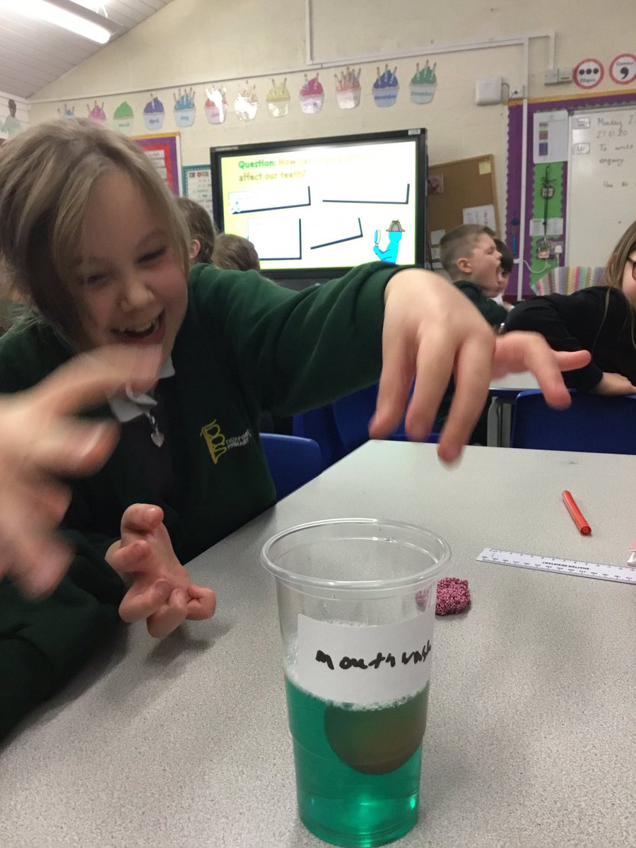 TickfordPark's tweet photo. Today in their science lesson, Year 4 have set up an observational enquiry to answer the question βHow do liquids affect tooth decay?β π¦· #TPyear4 #TP4science #TPperidot #TPturquoise https://t.co/x6LAjznZlc