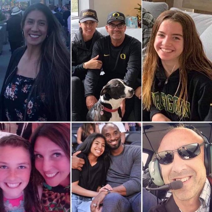 Kobe Bryant 🕊 Gianna Bryant 🕊 John Altobelli- Father of Alyssa 🕊 Keri Altobelli- Mom of Alyssa 🕊 Alyssa<a href="/tag/aagd"class="tags"><span>#aagd</span></a>