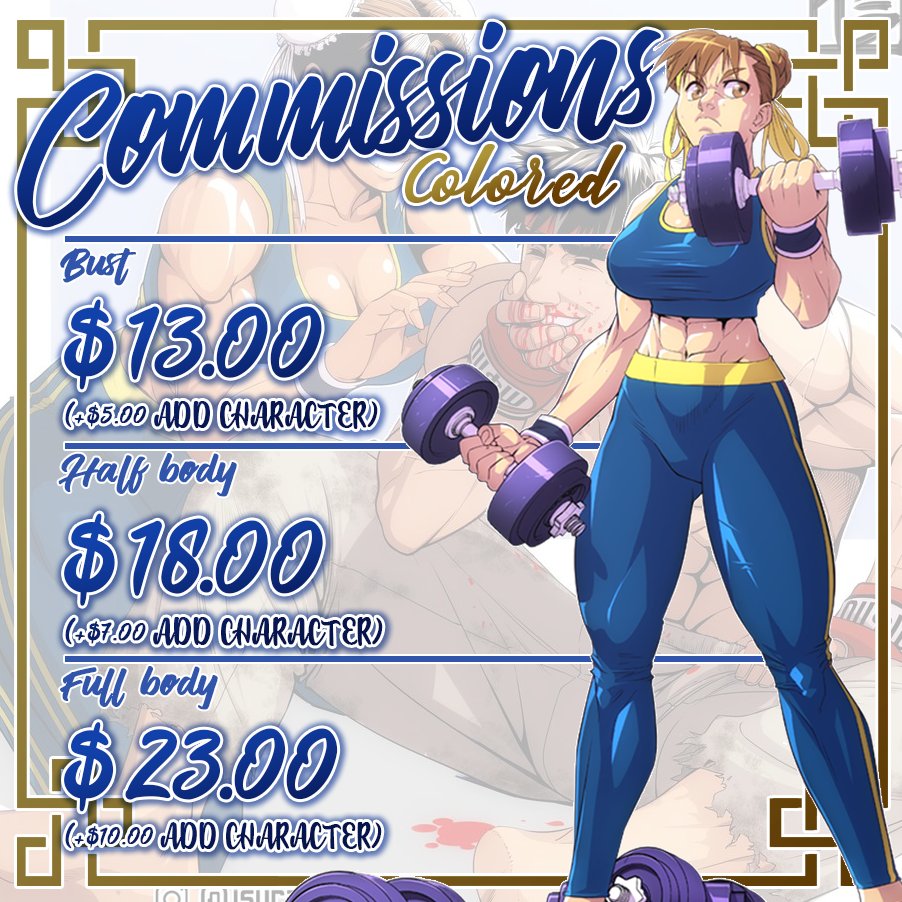 Commissions are officially open!!
Send an e-mail to isura.eru.art@gmail.com and get your slot!! ♥