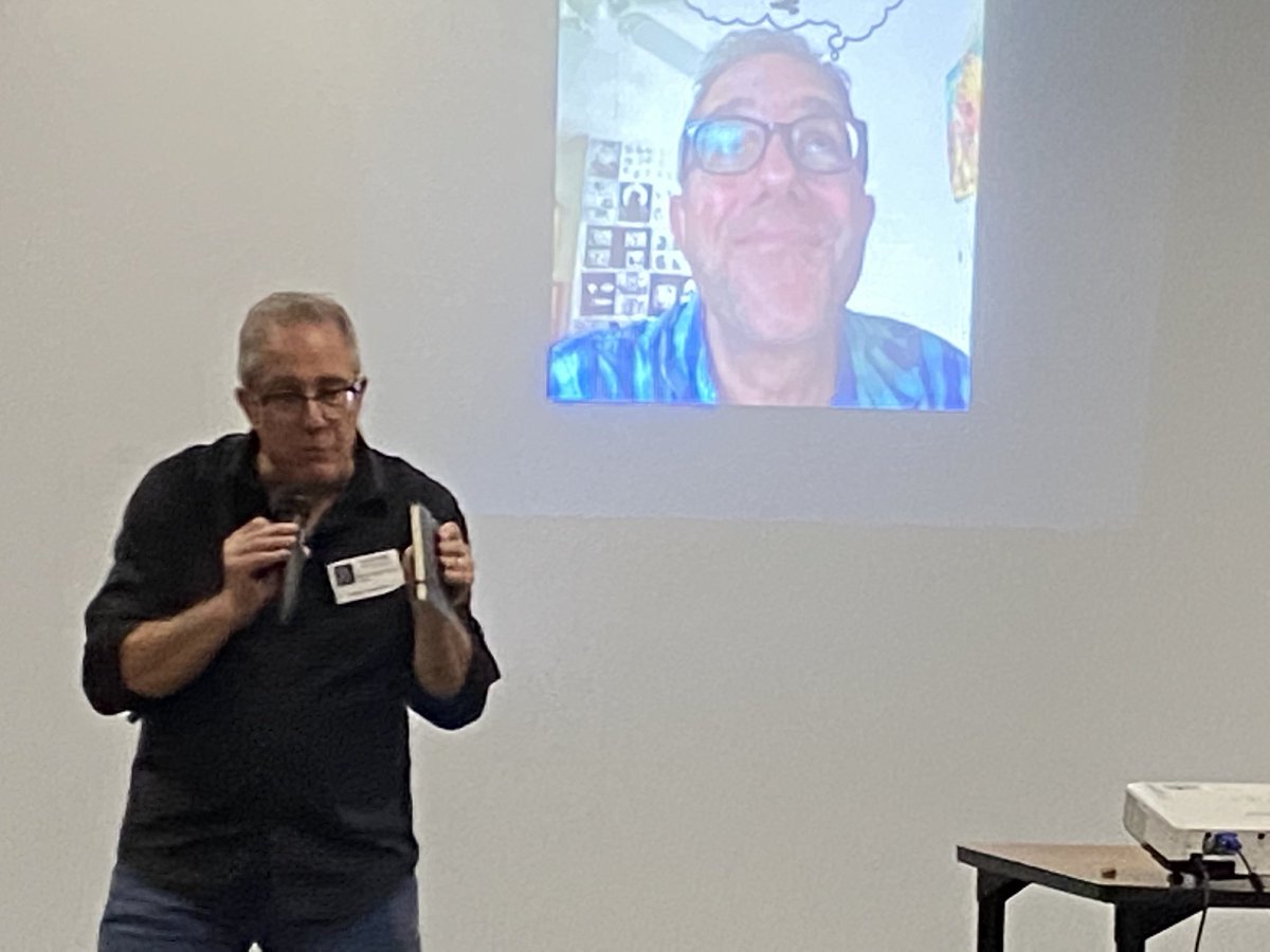 David Biedrzycki presenting at Creech Elementary. Fantastic! <a href="/david/">David Noël</a> Biedrzycki #creechpride