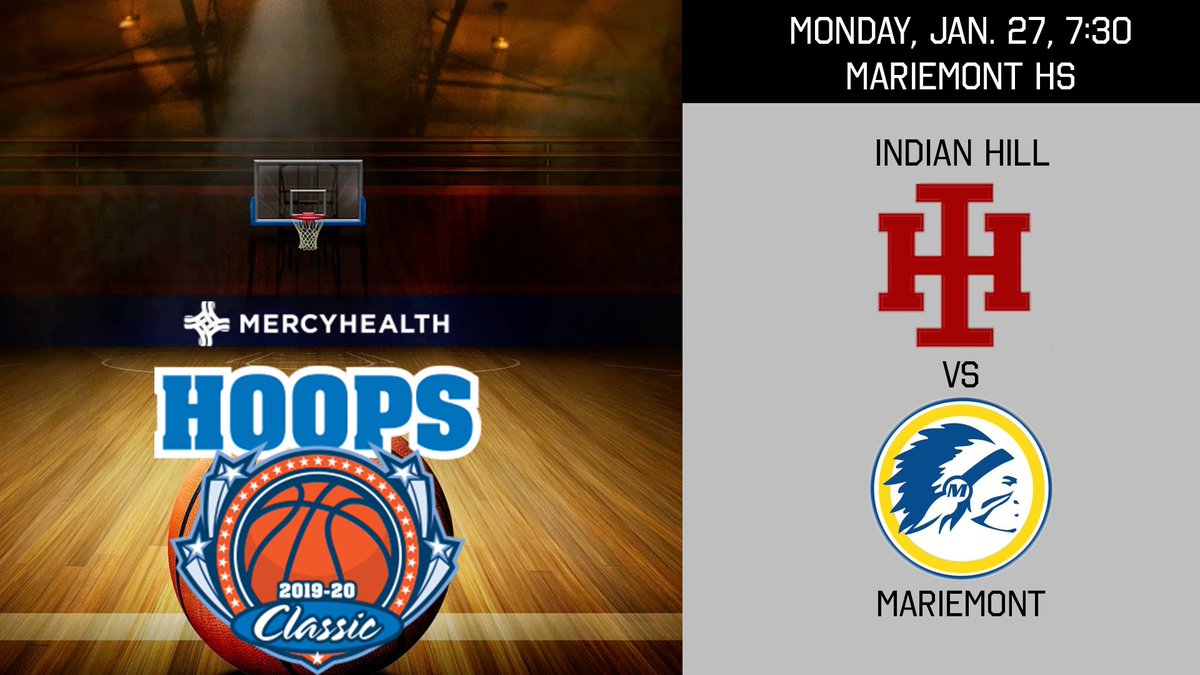 We have <a href="/SIDCHLSports/">CHL Sports</a> Girls Basketball tonight as part of the <a href="/mercy_health/">Mercy Health</a> Hoops Classic as <a href="/mmontad/">Tom Nerl, CMAA</a> hosts <a href="/IHBravesWBB/">Indian Hill WBB</a>! <a href="/dougspreen/">Doug Spreen</a> <a href="/MariemontSchool/">Mariemont Schools</a> <a href="/MariemontSpirit/">Mariemont Spirit</a> <a href="/ihbravesad/">IH Braves AD</a>