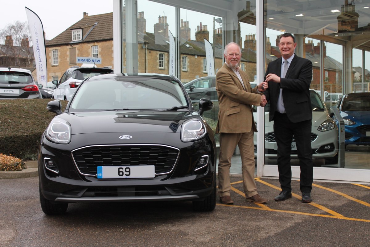 TCHarrisonFord's tweet photo. Look at this! The very first Puma to leave our Stamford dealership being collected by Mr Dixon-Warren!
We hope you love it!
#HandoverTime #NewCar #AllNewFordPuma https://t.co/rAsQM9AkYB