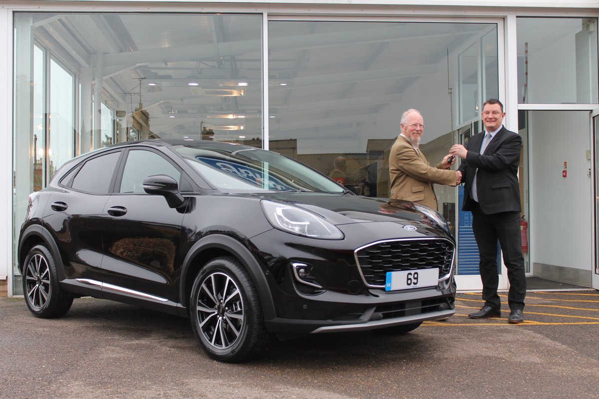 TCHarrisonFord's tweet photo. Look at this! The very first Puma to leave our Stamford dealership being collected by Mr Dixon-Warren!
We hope you love it!
#HandoverTime #NewCar #AllNewFordPuma https://t.co/rAsQM9AkYB