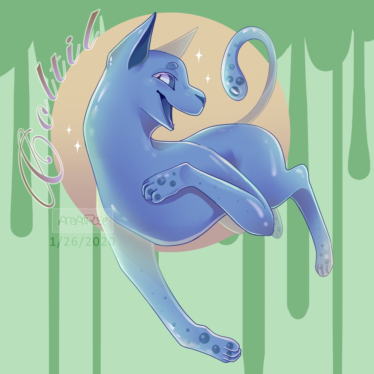 AnaArtRose's tweet photo. Here's a before and After
10/22/2018 
01/26/2020

#oc #ocs #originalcharacters #originalcharacter #cat #catoc #slime #catslime #slimecat #progress #beforeandafter #improvement #catart #illustrationdigital #illustration #illustrationart https://t.co/05sTynjSHp
