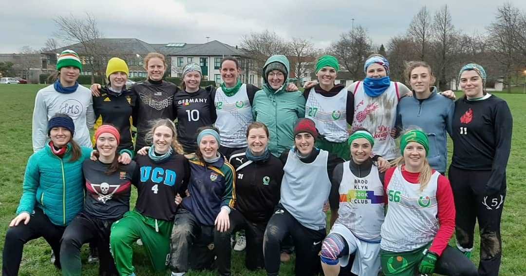 irewomensulti's tweet photo. The first training weekend of the year done and dusted in preparation for Worlds 2020! Lots of intensity throughout the weekend with growth as a team on and off the pitch✨

#ultimatefrisbee #teamireland #20x20 #playlikeagirl #cantseecantbe #thefutureisfemale @20x20_ie @iresport https://t.co/ExWLaKYzPD