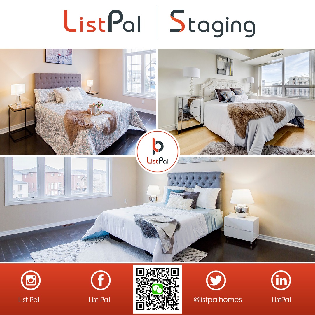 Michellelistpal's tweet photo. Staging bedrooms is very crucial, they must look comfy and cozy, this will give the buyers a very good impression on the property.
#ListPal
Tel:416-828-6116 https://t.co/Zw8MzFRdiF
@listpalhomes #listpalhomestaging #listpalmarketing #homestaging https://t.co/AllsqLgR50