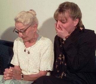 Violet and Cheryl Amirault learn that their convictions are reinstated after successfully appealing them