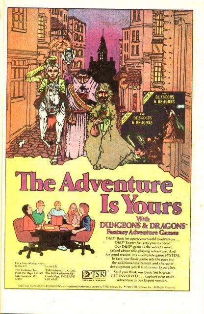 A “vintage” Dungeons and Dragons poster