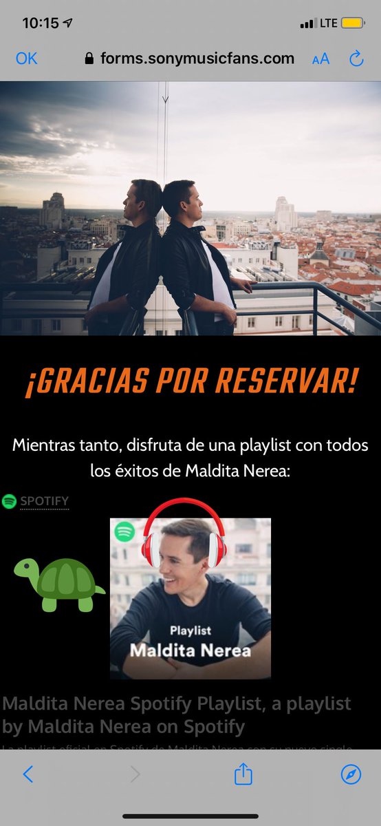 MalditaNereaMx's tweet photo. @SonyMusicSpain @MalditaNerea LISTO!! 🐢❤️🇲🇽 #UPLLN https://t.co/pQ1Puw300p