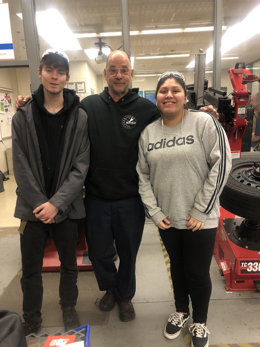 Auto Tech Team competing at the SkillsUSA Competition. Go Hawks!