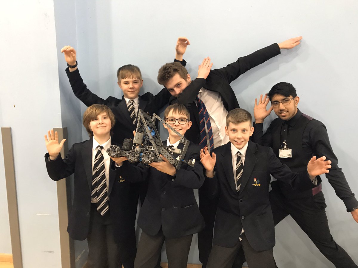BSBDDT's tweet photo. #Vexrobotics the 2020 IQ team! They were runners-up in the Greater Manchester regional event. A great effort lads, well done! https://t.co/xk6egd06dQ