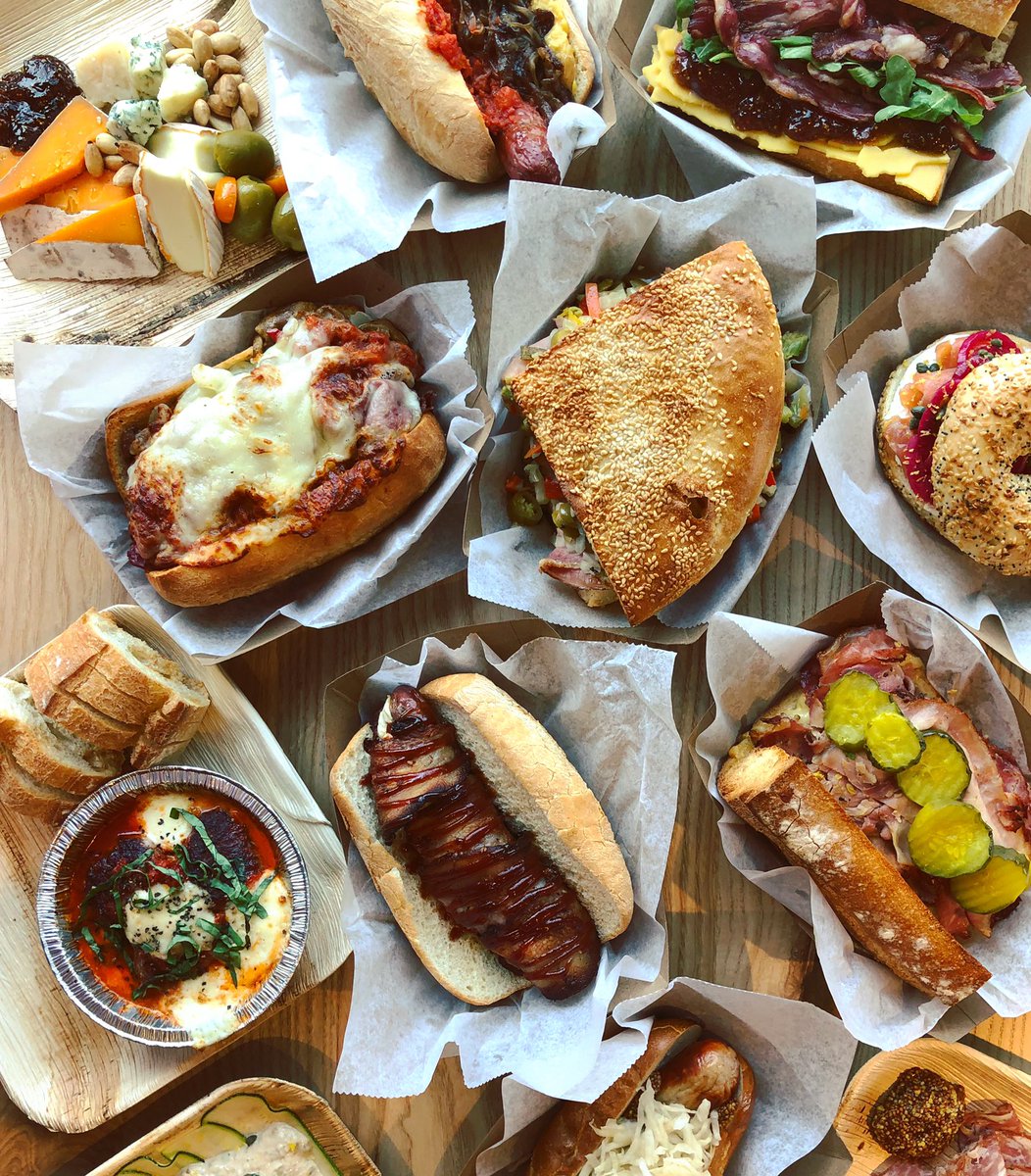 #CraveAndSave #MealDeal your choice of sandwiches/sausages + chips + non-alcoholic drink, $12 Monday - Friday