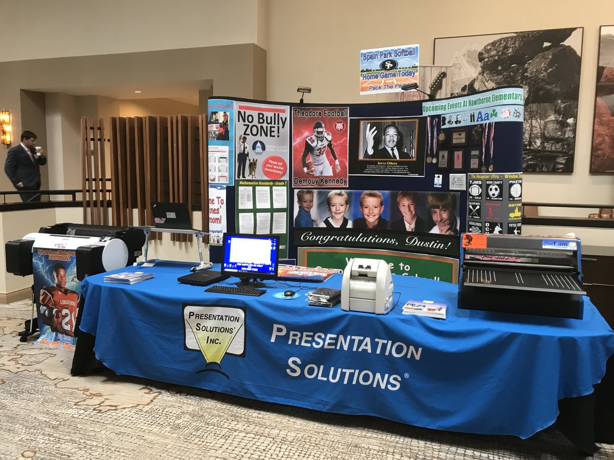 Pres_Solutions's tweet photo. Are you in Alabama? Are you attending @AlabamaASCD's   conference? If the answer is yes, then make sure you give our booth a visit. Steven, @ColorproGuy can even make you a FREE personalized gift 😎 @clasleaders #ALASCD https://t.co/KfKjw8Thld