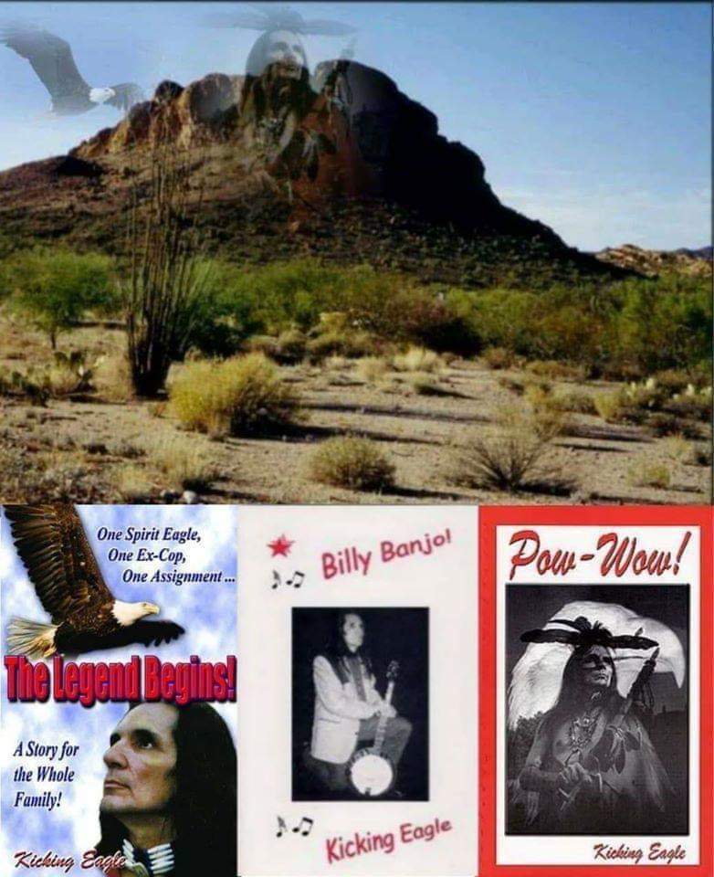 The Kicking Eagle books available now are at 
kickingeagle.com/~shop/main.html

"THE LEGEND BEGINS" ~ "BILLY BANJO" ~ "POW-WOW"

.....................................................................

Kicking Eagle International Public Relations email PR@kickingeagle.com