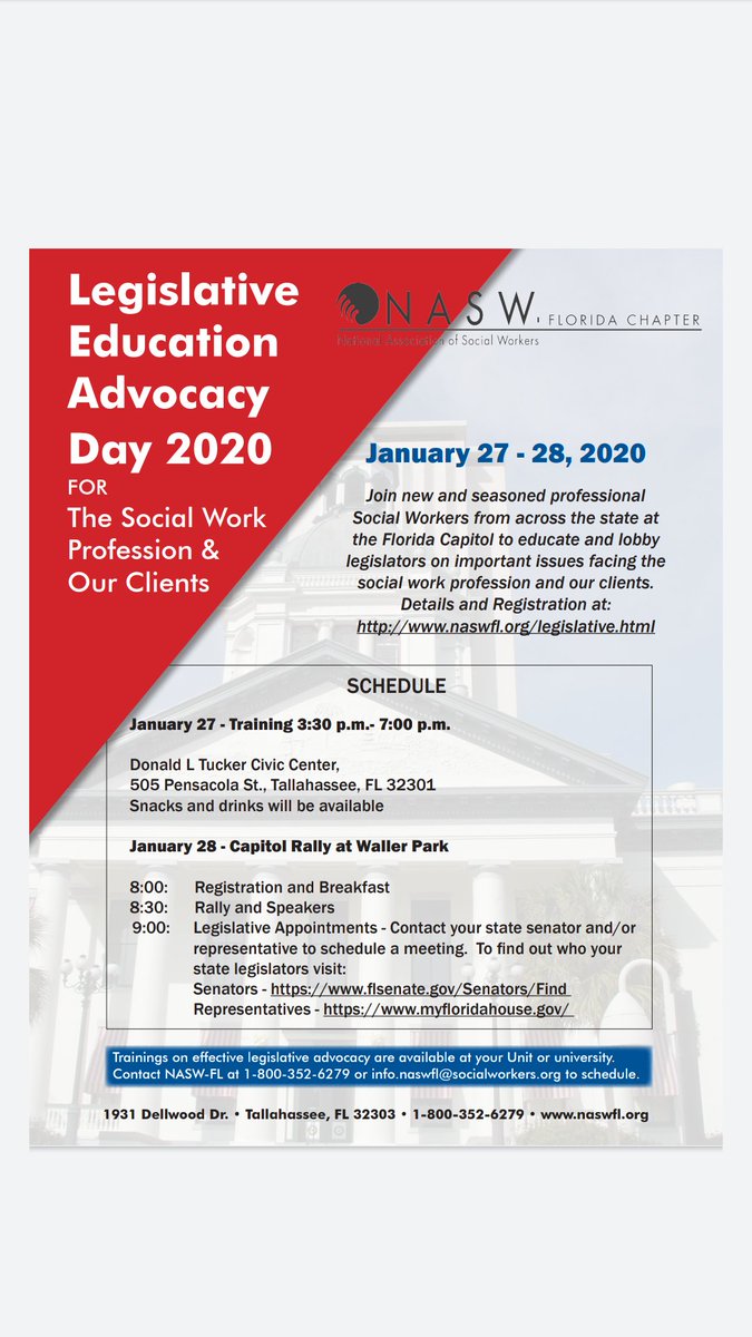 SocWrkDoc's tweet photo. Wrapping up our @naswfl Legislative Committee Meeting in preparation for tonight's #LEADFL training! Looking forward to seeing social work students, faculty, and practitioners from across Florida! https://t.co/85WhNElcTk