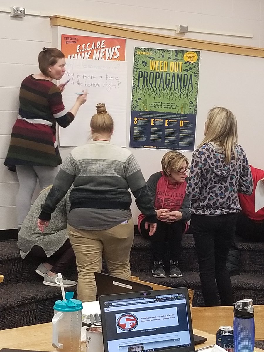 cf_coaches's tweet photo. Collaborative work on the social studies inquiry standard during our Workshop Wednesday. https://t.co/LN2OnayiNF