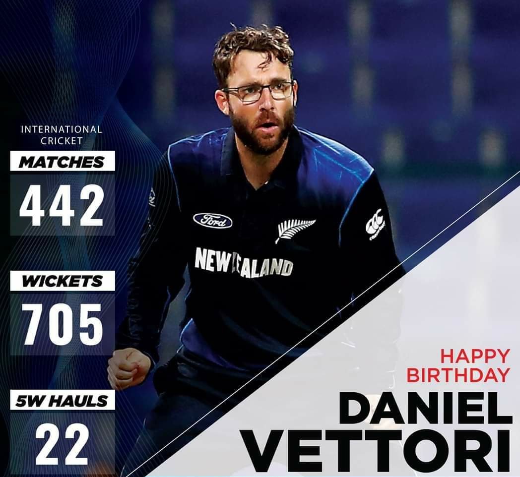 Happy 41st Birthday To one of the Greatest All-rounder Ever Played The Game :- Daniel Vettori ...          