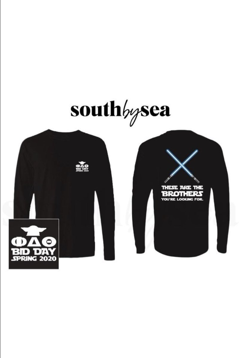 Bid day shirts available now! southbysea.com/preorder/22520…