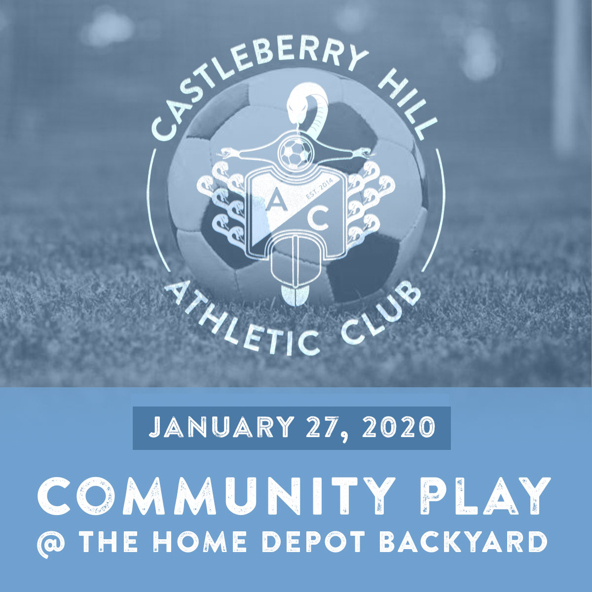 Look forward to seeing everyone on the pitch! The CHAC kickabout starts at 6:30p

#CHAC #CastleberryHillAC #CastleberryHill #Atlanta #ATL #NvmqvamSolvsBibes #Soccer #PickUpSoccer #CommunityPlay #KickAbout