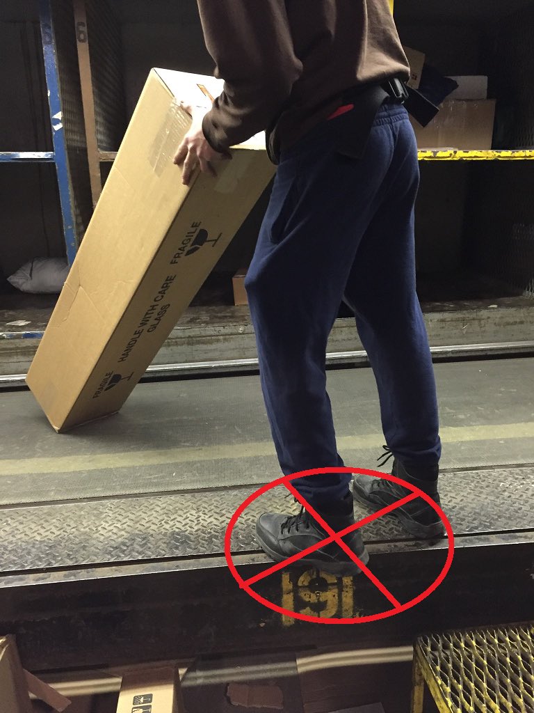 CHSP committee member Dalton Pattison demonstrated establishing firm footing while handling irregulars. #NEDDontfall