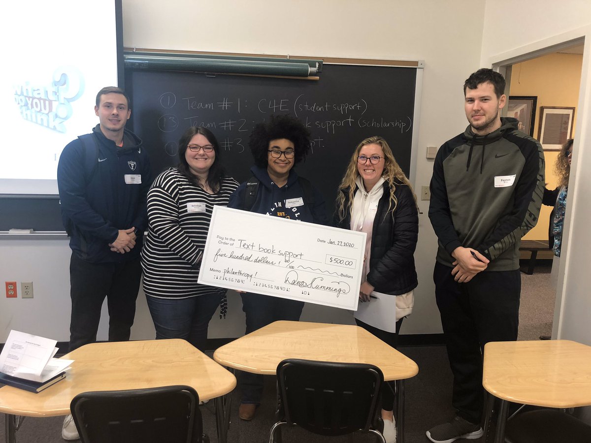 LaunchFranklin's tweet photo. Andrew Carnegie and Bill and Melinda Gates have nothing on this #FCPivot session - How to Become a Philanthropist. Thank you @dstarrcummings, VP for Development and @grizalumni Engagement. https://t.co/O8GwzJ8pLM