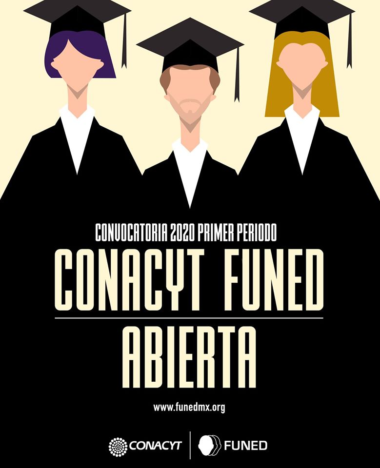 ateran's tweet image. #Becas para #Posgrado en el extranjero CONACYT-FUNED.
Registro y llenado de solicitud: sistema.funedmx.org
Guía #FUNED 2020: bit.ly/37A3jFC
Convocatoria: bit.ly/2TZI1gN
 @Conacyt_MX @Funedmx @ExITAM @ITAM_mx