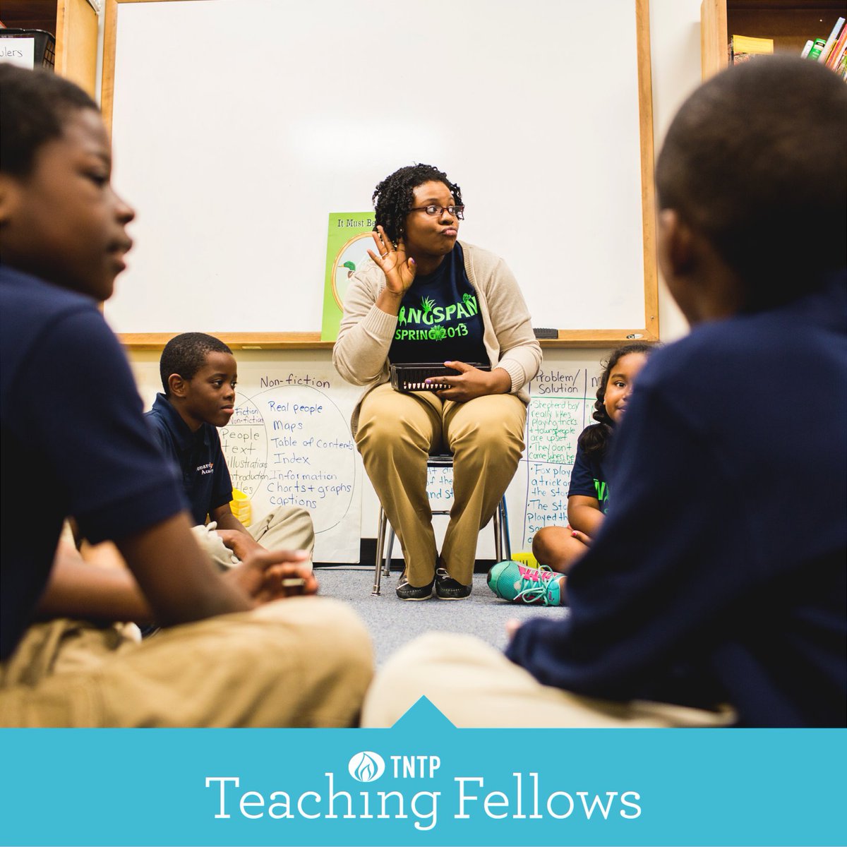 TNTPTeach's tweet photo. Nominate a future teacher! Win $1,000. (Yes, we're serious.) If you know someone who will be a great teacher, TNTP's Teaching Fellows wants to know! Take a moment to refer a future teacher for your chance to win $1000: https://t.co/D2i9OEDSmO https://t.co/JdzBYtMsZG