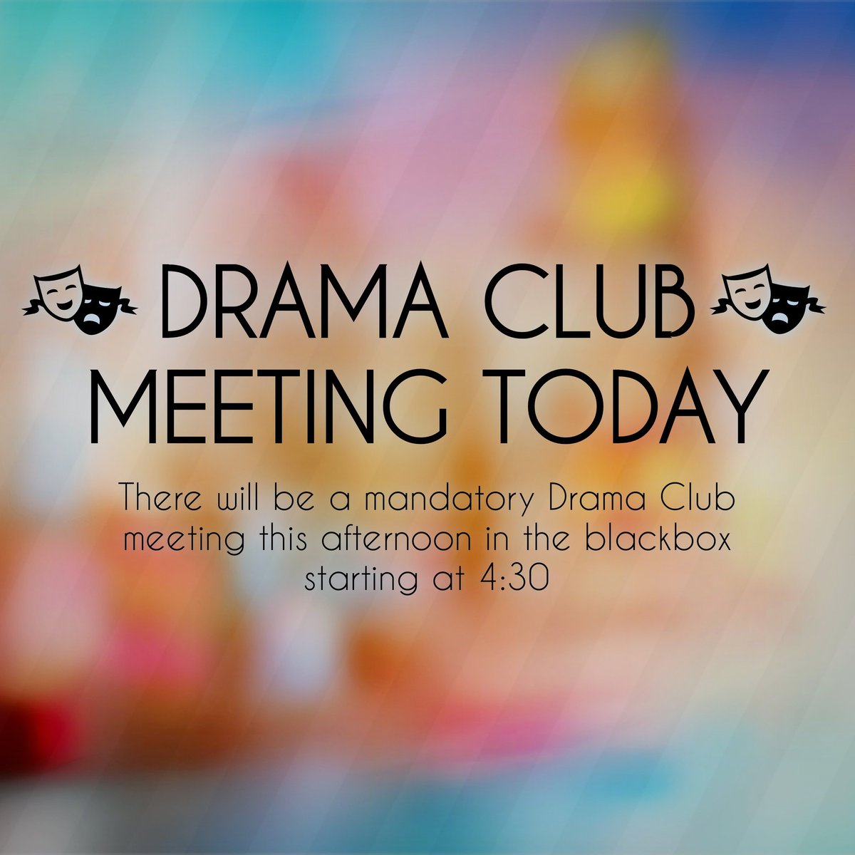JayTheatre's tweet photo. Drama Club Meeting! 🎭 https://t.co/a4No8Wzwoh
