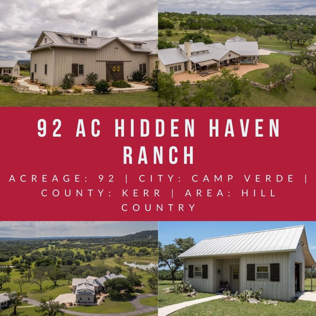 𝟵𝟮 𝗮𝗰 𝗛𝗶𝗱𝗱𝗲𝗻 𝗛𝗮𝘃𝗲𝗻 𝗥𝗮𝗻𝗰𝗵--The custom built home includes 3 bedrooms, 3 full baths, and more! 𝗩𝗶𝘀𝗶𝘁 listings.texas-landman.com/texas-landmen/… listings.texas-landman.com/texas-landmen/… for more information about this beautiful recreational ranch! #texas #ranch #forsale #land #realestate
