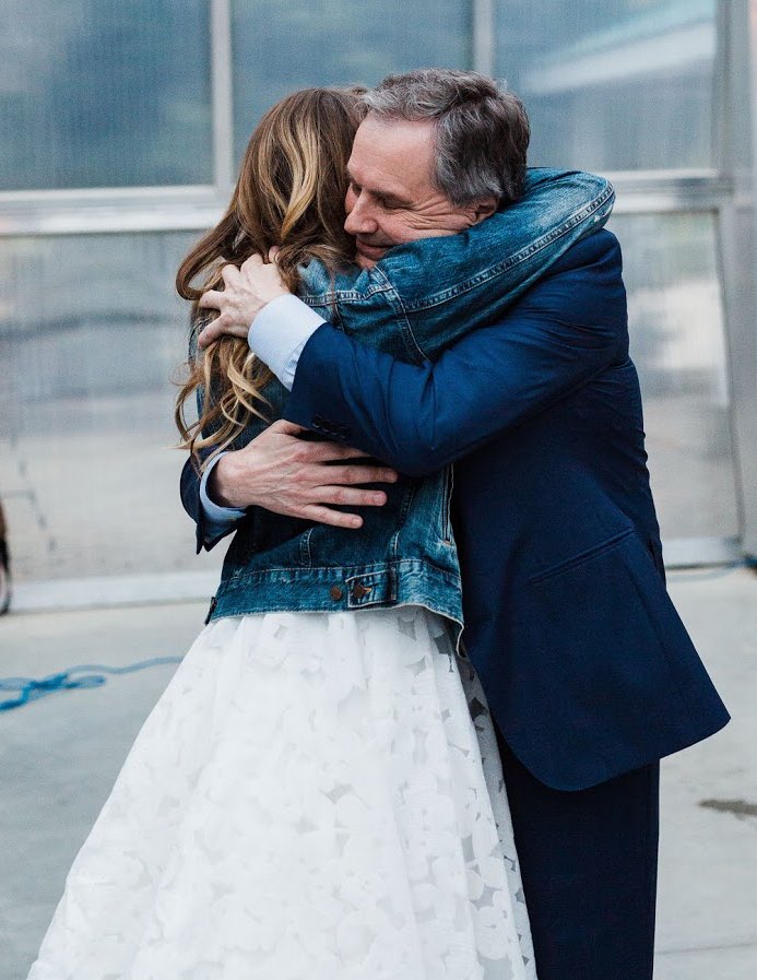 SNMichaud's tweet photo. Happy birthday to my daddio Vic, who will absolutely NEVER see this tweet because social media is not his jam.

I just thought the timeline could use a little love and nothing fills my heart quite like this moment shared with him on my biggest day 💕 https://t.co/mBXQQVvqlV