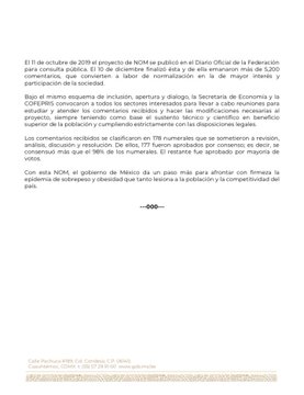Contrapesomx's tweet photo. El viernes 24 de enero fue aprobada la NOM 051 sobre #Etiquetado frontal de alimentos y bebidas, dando cumplimiento a la reciente modificación de la Ley General de Salud!

Los consumidores contaremos con un #EtiquetadoClaroYa! https://t.co/Df1sRwYCF4