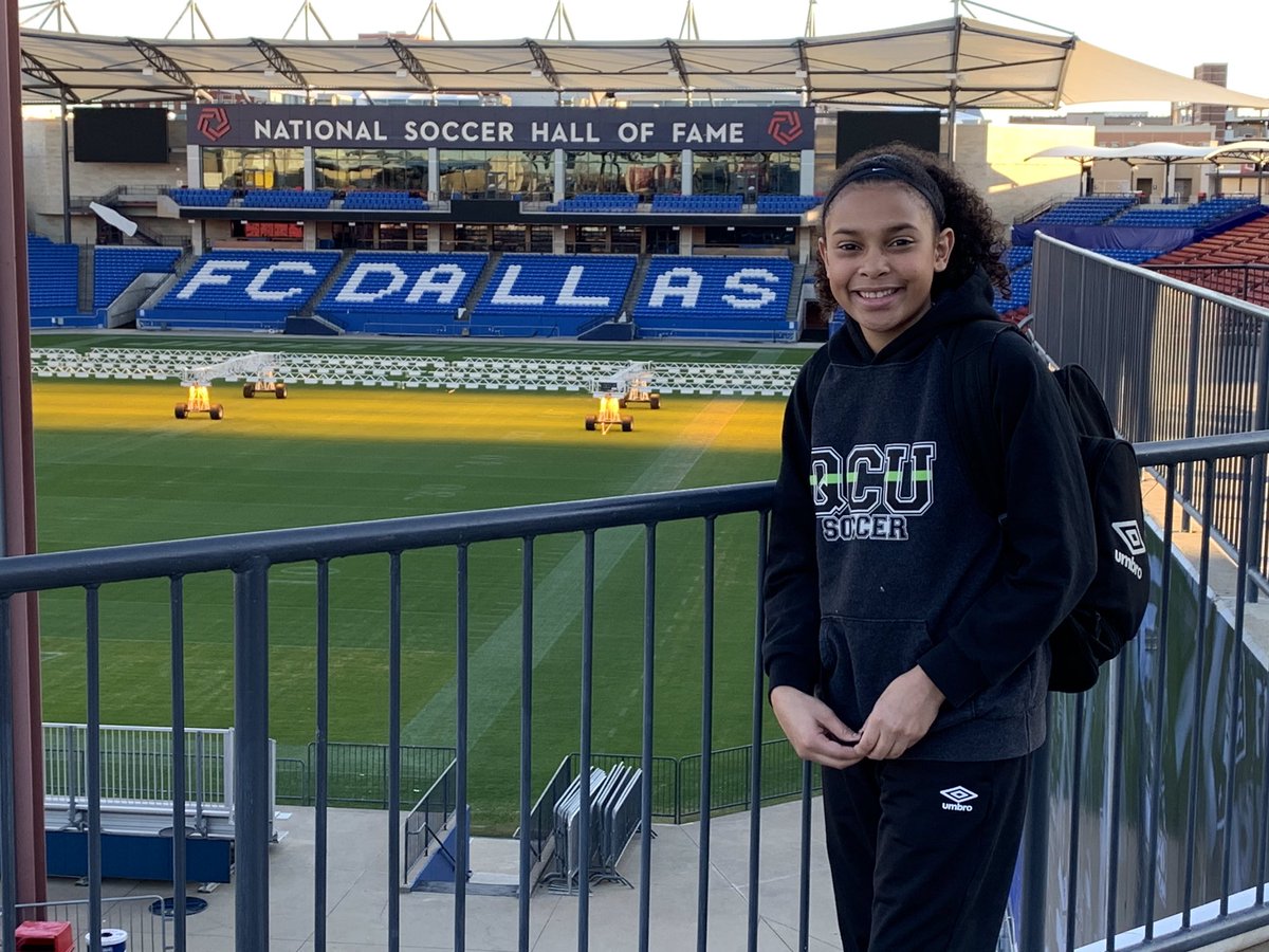 queencitysoccer's tweet photo. ⭐️ Member Spotlight ⭐️

We are incredibly excited to shine the spotlight on U13 Excellence player Samira who was in Dallas this past week trying out for the FC Dallas Developmental Program!  What an amazing experience 👍🏼

Congratulations Samira on making the program!!!  #qcproud https://t.co/wo2IROAbwA