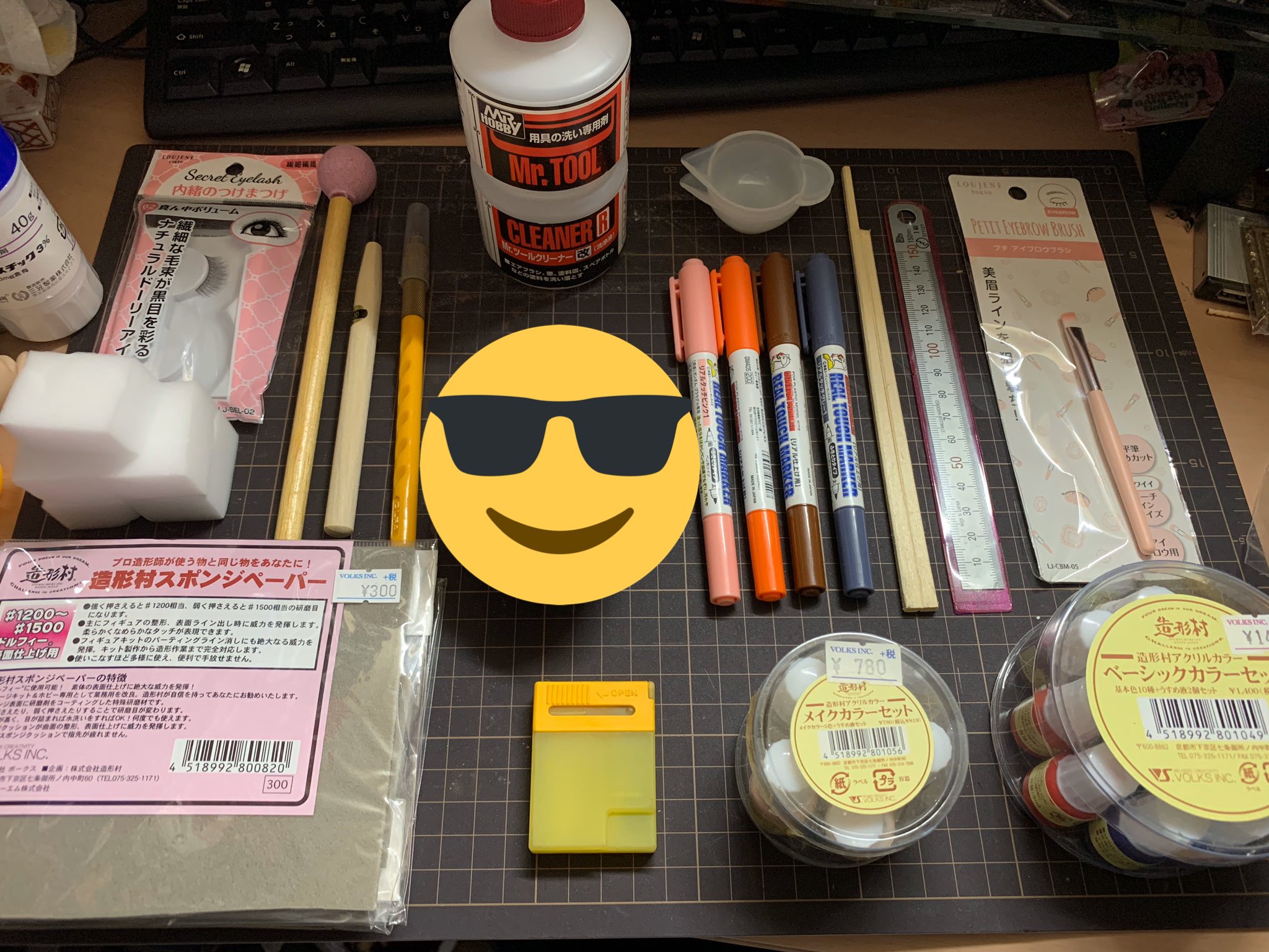 小にゃん 9 ﾏﾔﾉﾄｯﾌﾟﾆｬﾝ ドールのヘッドカスタム道具 メイク道具 あ メイクパステル忘れてる T Co Kbdtdp37qp Twitter