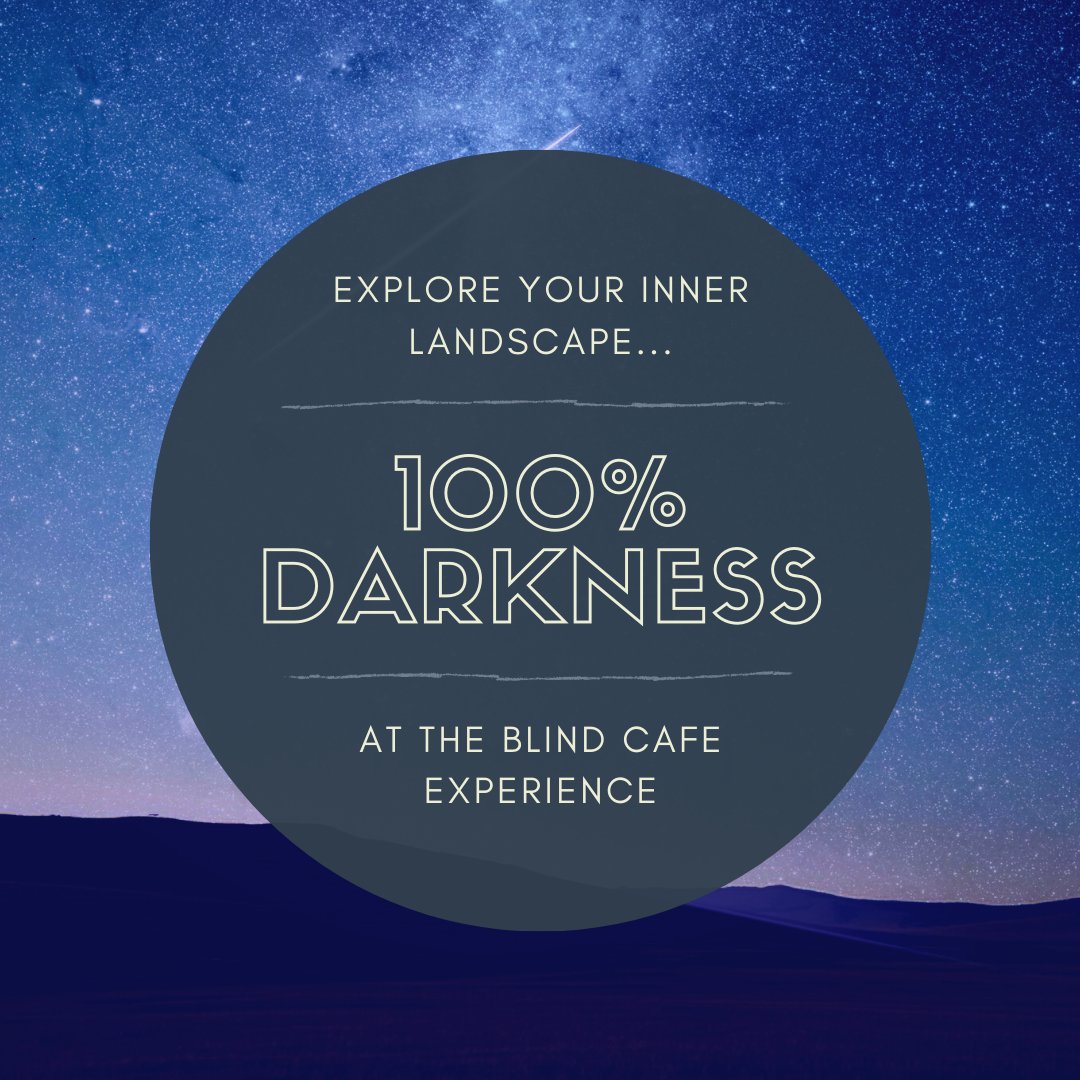 The Blind Cafe Experience Connect In 100% Darkness tweet media