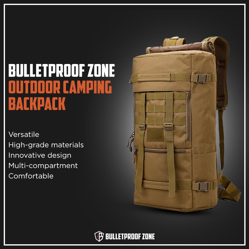 BulletproofZone's tweet photo. This high quality outdoor camping backpack is suitable for a leisurely camping trip or adventure in the wilderness.
 #backpack #bulletproofbackpack #bag #camping #outdoor #travelbag #BackpackArmor #BodyArmor #BulletproofVest #Safety #Protection #BulletproofZone #BPZ https://t.co/S3gzcY8S4W