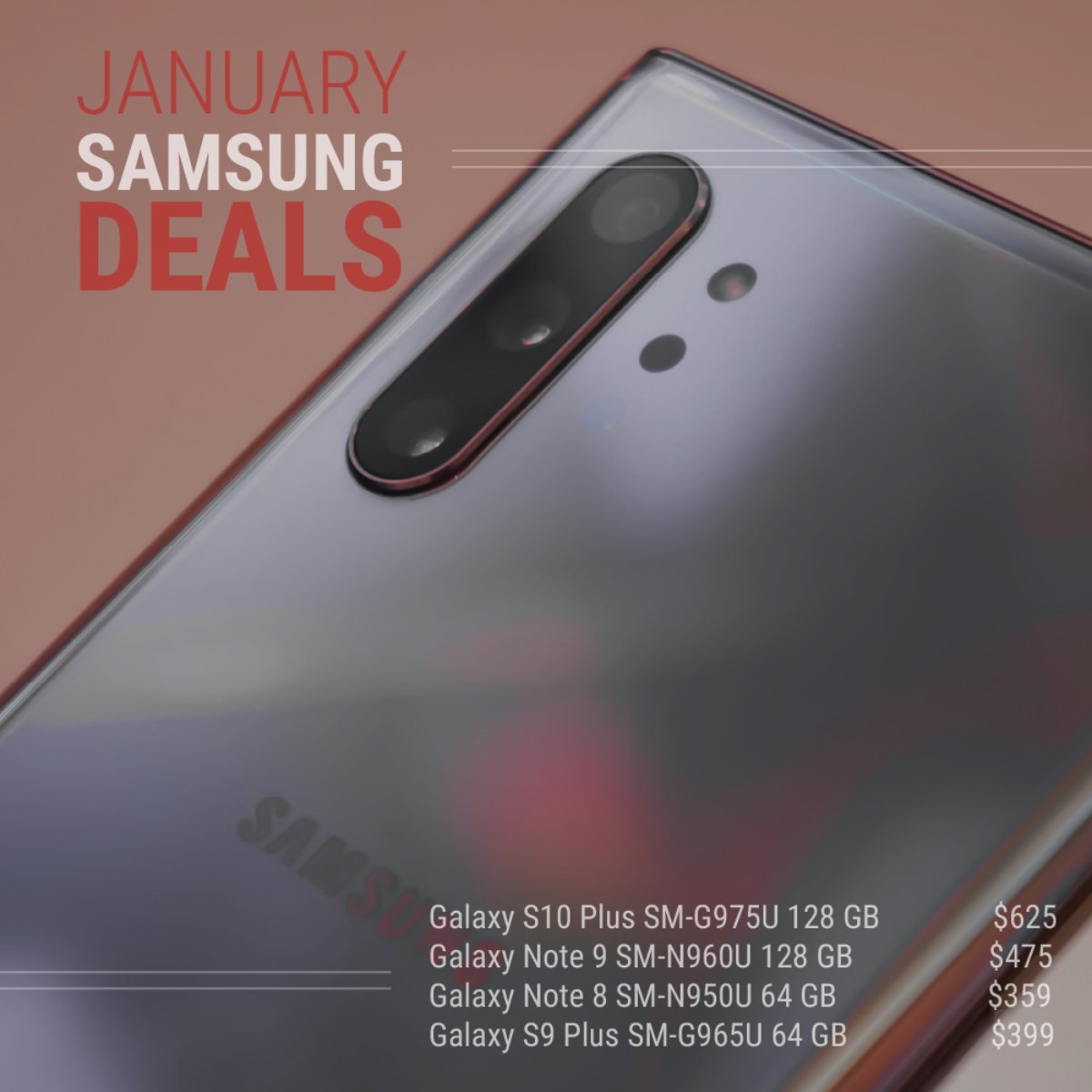 wireless111's tweet image. Last chance to save on some awesome Samsung Galaxy phones! Hurry -- the deals end after Jan. 31.