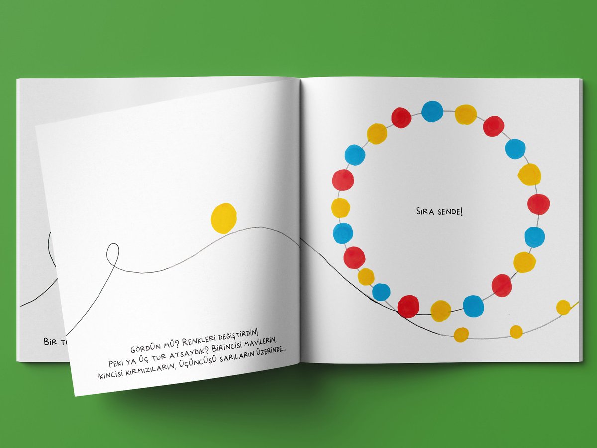 Bu sadece sarı bir nokta. Gerçekten öyle mi? Çocuklar bu neşeli ve maceracı noktanın oyun oynama davetine karşı koyamayacaklar! 💛 | 3 yaş ve üzeri | #OyunOynayalımMı
bit.ly/2RW8Xv5