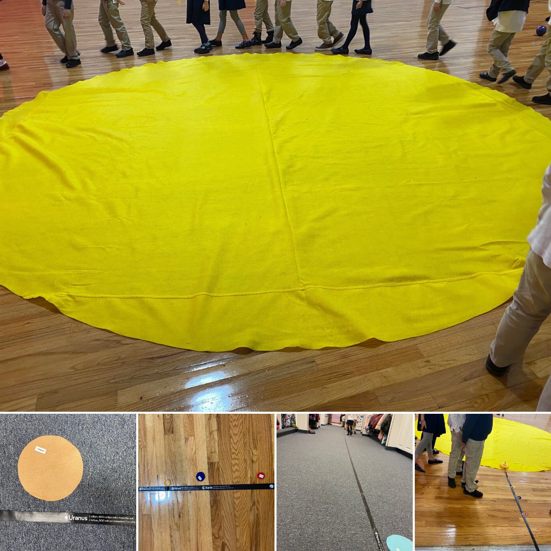 AppleMontSchool's tweet photo. A walk around the sun! Our first level elementary students are discovering why we are able to inhabit the Earth and it’s relation to the sun and other planets in the solar system.
☀️🎇
#applemontessori #appleadvantage #njelementaryschool #elementary #montessorielementary https://t.co/ULbLRB1jCM