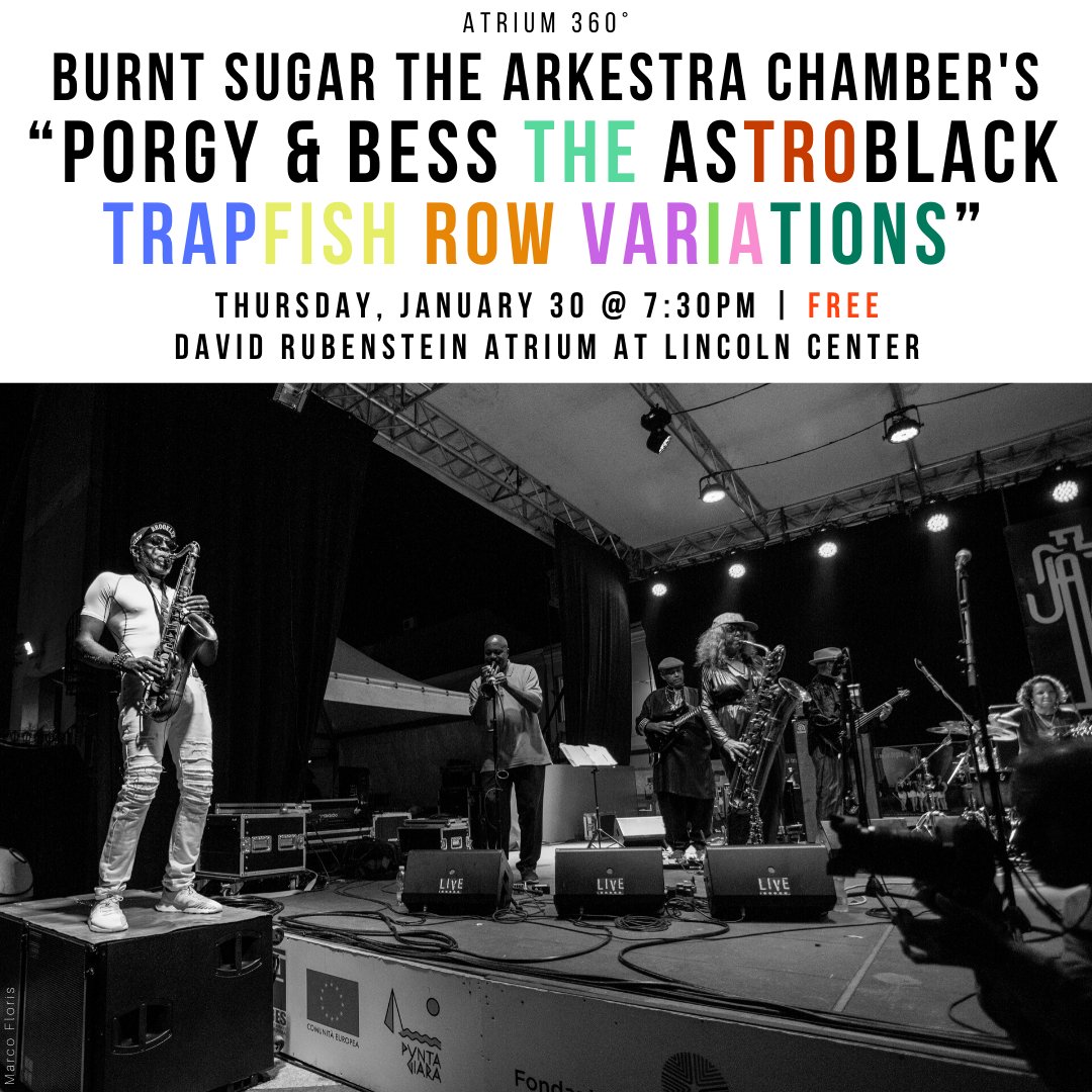 LCAtrium's tweet image. One of funkiest, versatile groups around, @BurntSugarBand returns to the Atrium with their take on Gershwin's Porgy &amp;amp; Bess. We guarantee that it'll be a one-of-a-kind night that you do not want to miss!