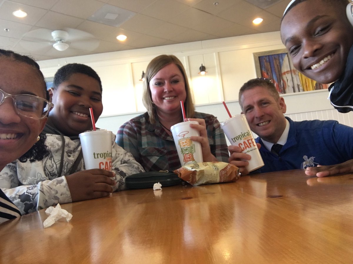 EEllinghausen's tweet photo. Thanks to Sydney, DaColby, and DeAndre for being our top earners for our candle fundraiser! Each made over $100 in sales :-) #truthcrew #iamcucps @MichaelCamden99 https://t.co/ImFLuPygdP