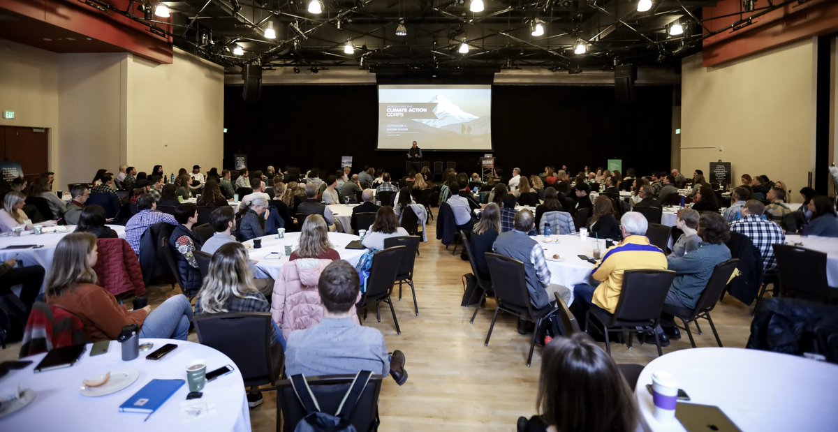 OIA's tweet photo. We're kicking off Outdoor + Snow Show early at our biannual Sustainability Meetings. Over 200 sustainability professionals from more than 100 retailers, brands and manufacturers have joined us here today 💪 https://t.co/71Xp79Uohe