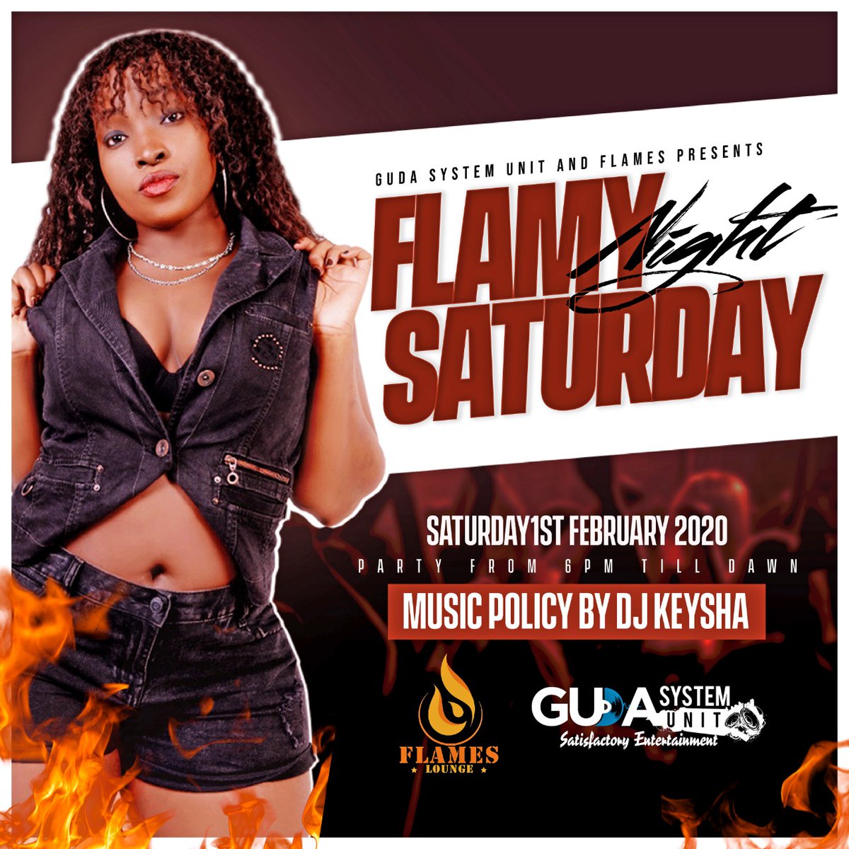 MartoValencia_'s tweet photo. GUDA SYSTEM UNIT AND FLAMES LOUNGE PRESENTS:-
🌟FLAMY SATURDAY NIGHT🌟
ON SATURDAY 1ST FEBRUARY. MUSIC POLICY BY:-
||DJ KEYSHA||
.. COME ONE COME ALL
#GudaSystemUnit #LocustInvasion #RIPKobeByant #BUJUBANTONInKenya #BabuOwino #EastleighCartels #CoronaOutbreak @christineguda https://t.co/O0b8XzzNYW