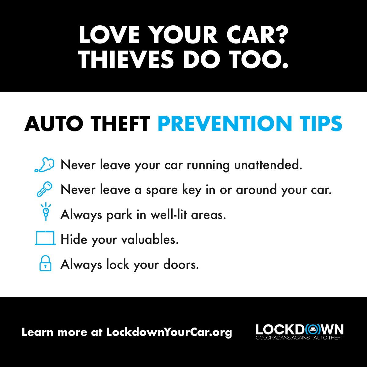 Englewood Police Department on Twitter "Thieves look for puffer cars