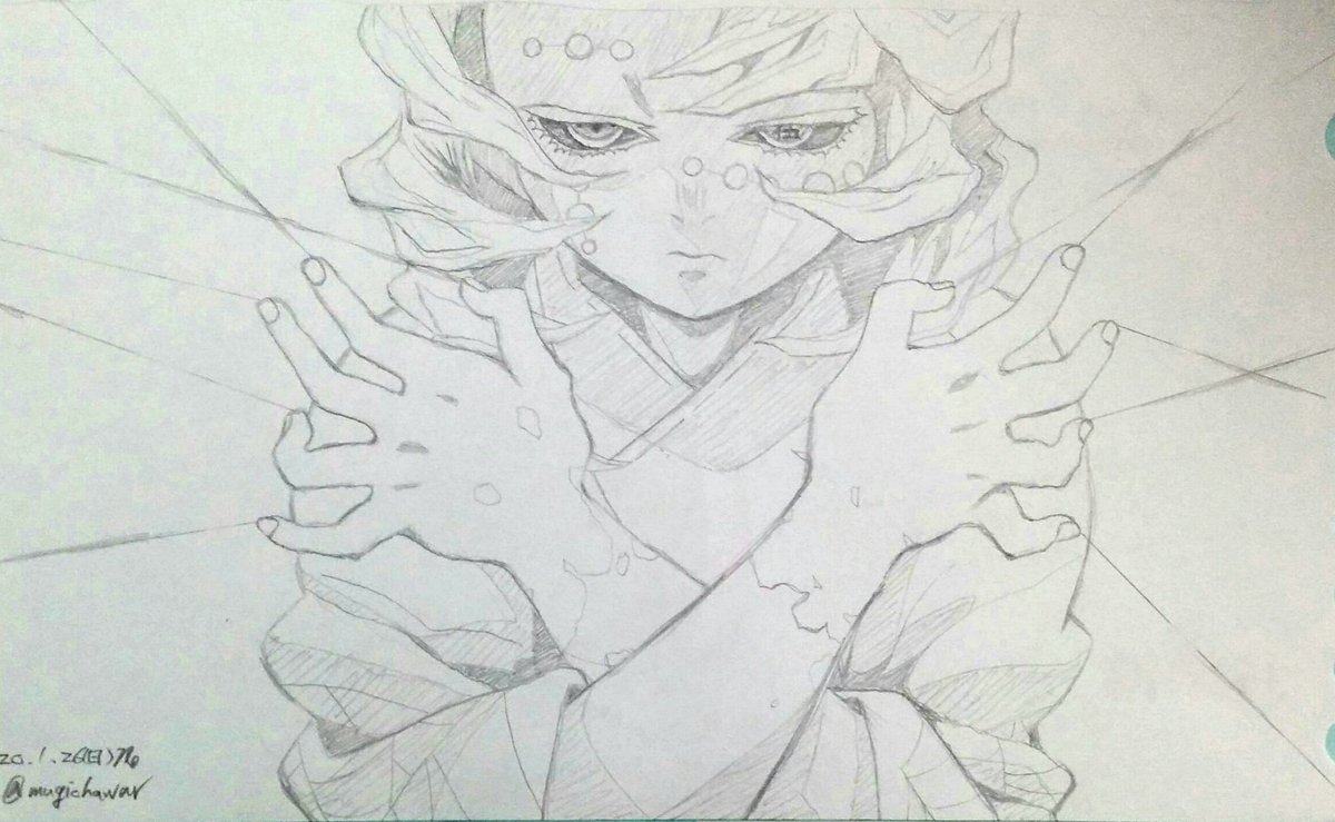 mugichawar's tweet photo. 累くん模写したのに色を塗った。
難しいけど描いててすごく楽しくてもっとすきになった好きです。

#鬼滅の刃 https://t.co/fupDWl7P3w