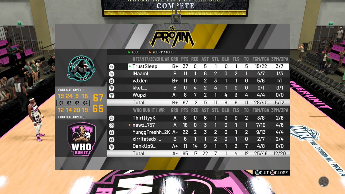 Team Takeover (@tto2k_) on Twitter photo Ggs <a href="/TeamFinal_/">TeamFinal</a> <a href="/WhatIsComp/">What Is Comp</a> & @WhoRunIT_2K in @WRproamleague regular season.
Pg- @TrustSleep_
Sg- @Haamicide
SF- <a href="/vJxlen/">Jxlen</a>
PF- @__kkel
C- @wupzi_
<a href="/Big_Brudda_PURP/">Coach Purp</a> @youFamousEnough @ayo_RANKem
<a href="/2kCompGames/">Jelani Mitchell</a> Ggs <a href="/TeamFinal_/">TeamFinal</a> <a href="/WhatIsComp/">What Is Comp</a> & @WhoRunIT_2K in @WRproamleague regular season.
Pg- @TrustSleep_
Sg- @Haamicide
SF- <a href="/vJxlen/">Jxlen</a>
PF- @__kkel
C- @wupzi_
<a href="/Big_Brudda_PURP/">Coach Purp</a> @youFamousEnough @ayo_RANKem
<a href="/2kCompGames/">Jelani Mitchell</a>