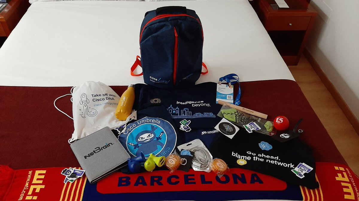 theVPNbloke's tweet photo. Not a bad haul ππ
What am I missing?
#CLEUR #CiscoLive #ciscolive2020 #ItsAllAboutTheMerch https://t.co/zmxWXsMUCh