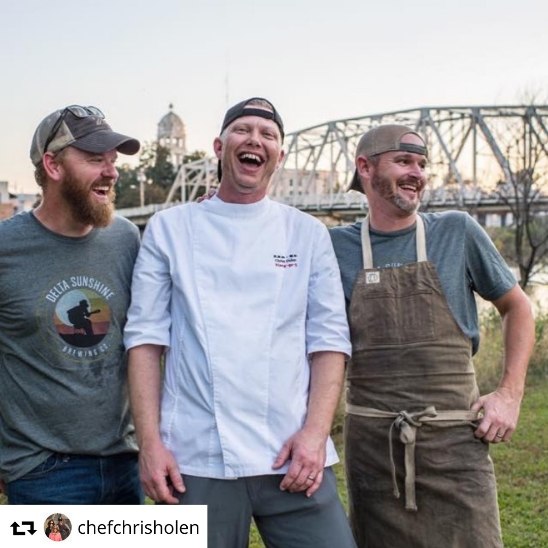Repost from @chefchrisholen when he came all the way from Astoria, Oregon, to cook along the Yazoo River in Greenwood, Mississippi!
#Repost from @chefchrisholen That one time, in Mississippi. <a href="/deltasupperclub/">Delta Supper Club</a>