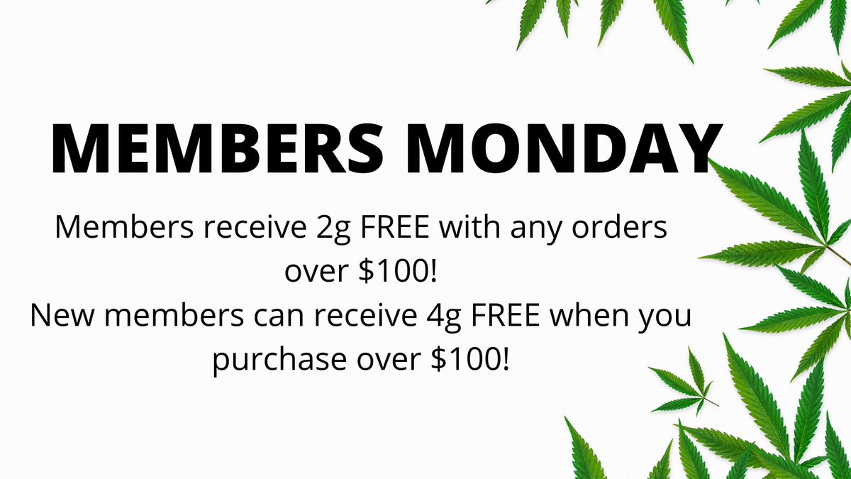 karunameds's tweet photo. Happy Monday Facebook Family! Make sure you get your free gram today! #cannabisculture #StonerLife #StonerFam #cannabisindustry #weedlife #MondayMorning #MondayMood #MondayMotivation https://t.co/0nXsSafkYg